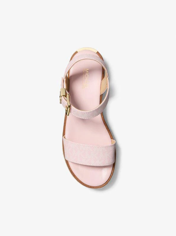 Michael Kors Richie Signature Logo Platform Espadrille Sandal 4