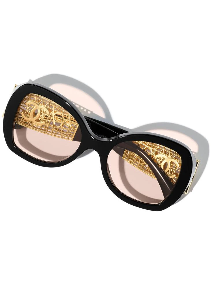 CHANEL Butterfly-frame sunglasses 4