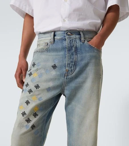 AMIRI Ma Quad embroidered flared jeans 5