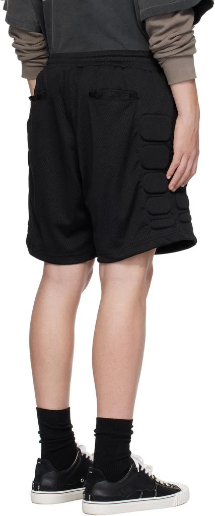 Satoshi Nakamoto Black Mesh Moto Shorts 3