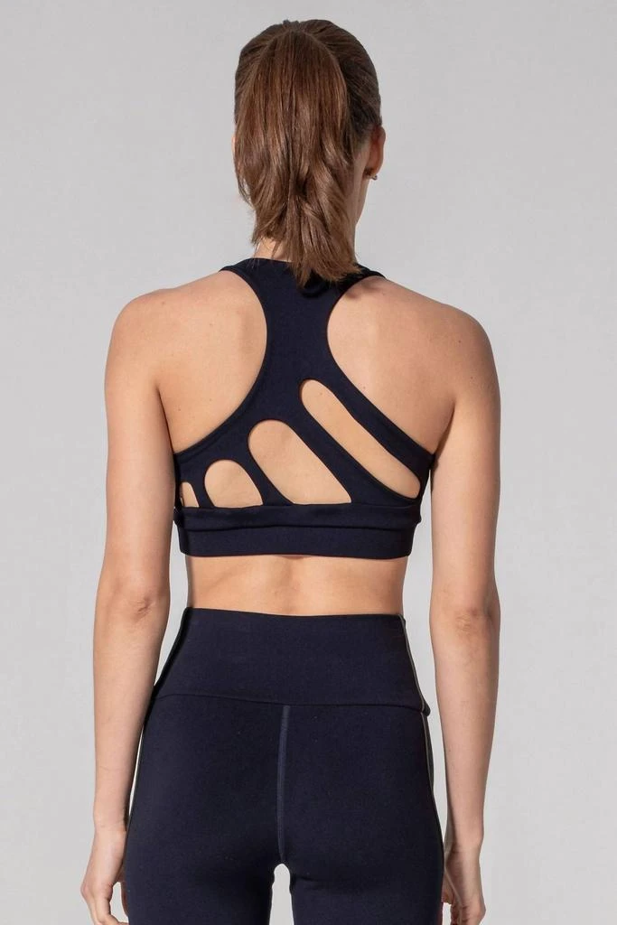 925 Fit Get In Line Sports Bra In Navy 4