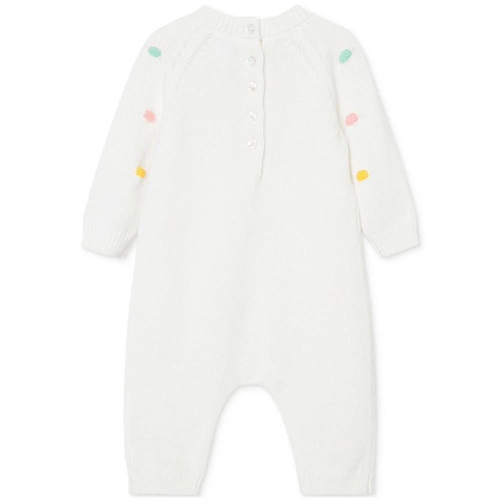 Little Me Baby Pastel Dots Sweater-Knit Coverall 2