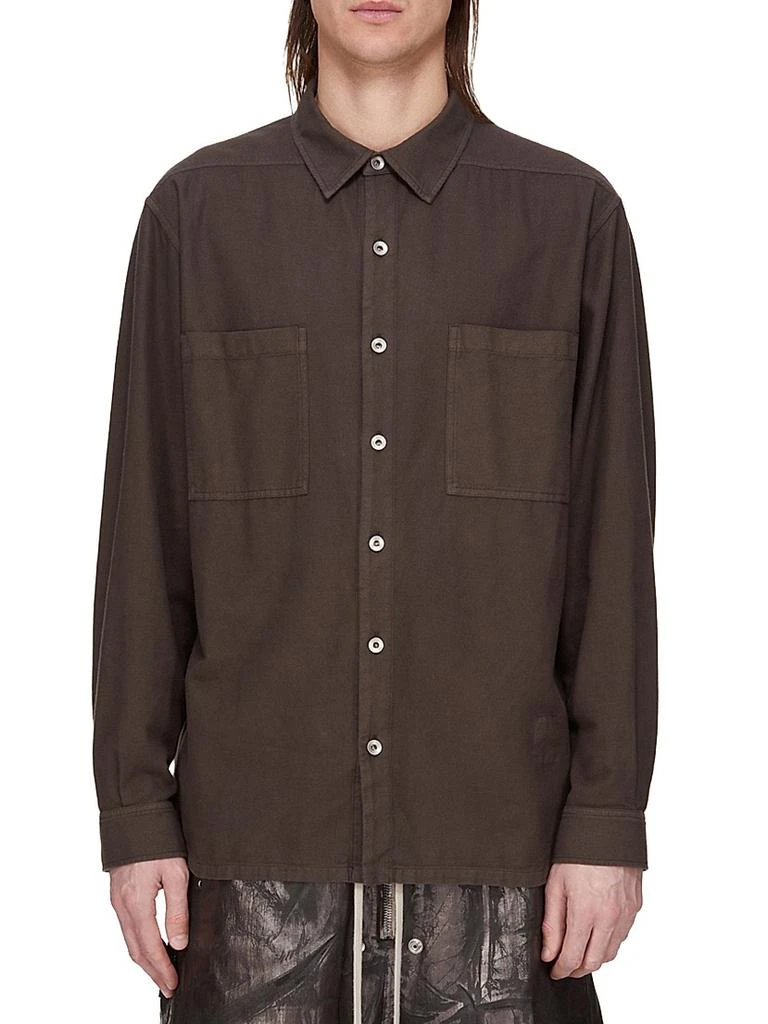 Rick Owens Camicia Cotton Relaxed-Fit Shirt 1