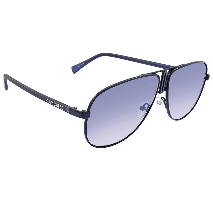 GUESS Blue Gradient Pilot Men's Sunglasses GG2148 91X 61