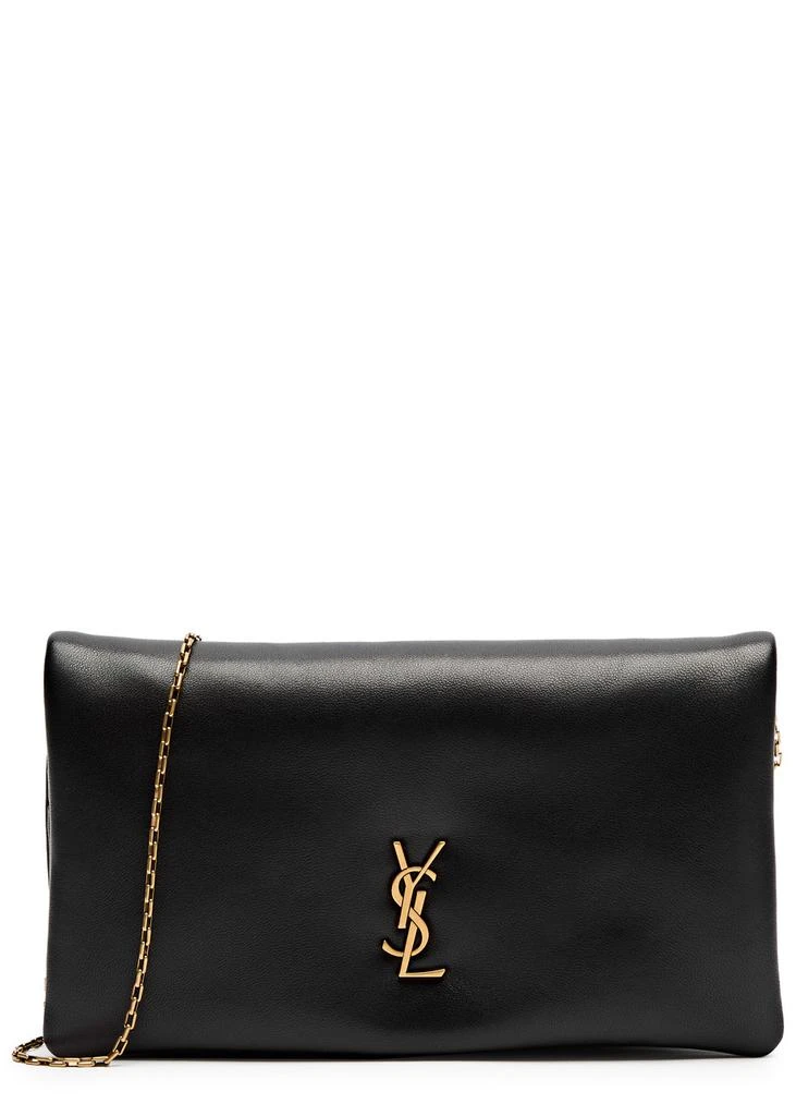 Yves Saint Laurent Puffy leather wallet-on-chain 1