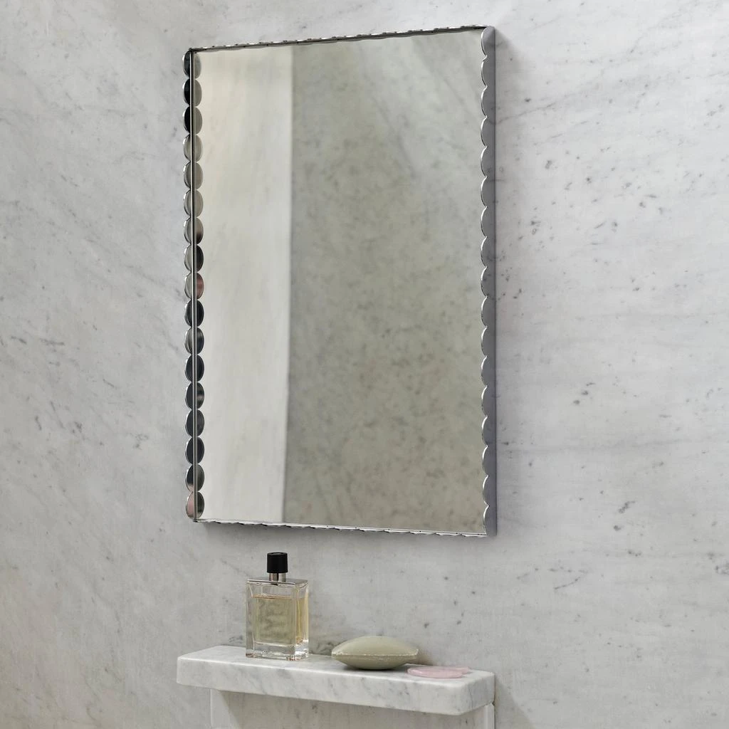 HAY Arcs Rectangle Mirror - Silver 2