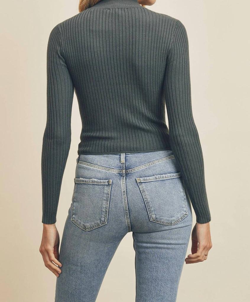 Dress Forum Dress Forum - Stitch Corset Ribbed Knit Top