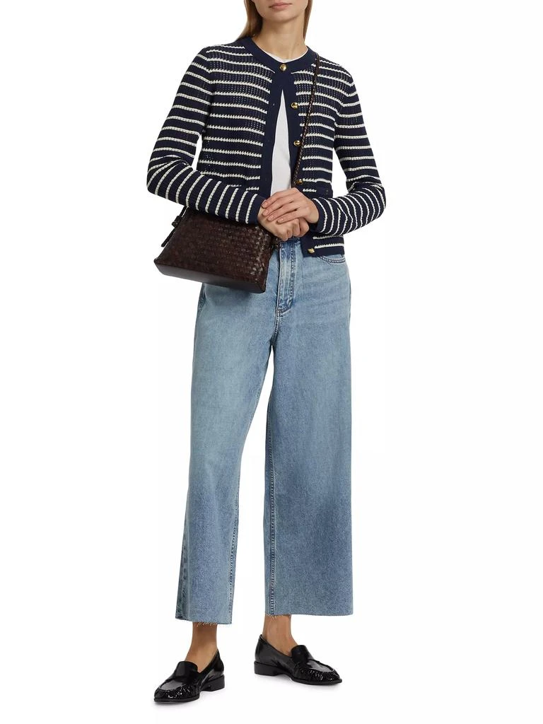 Rag & Bone Viola Cotton-Blend Stripe Cardigan 2