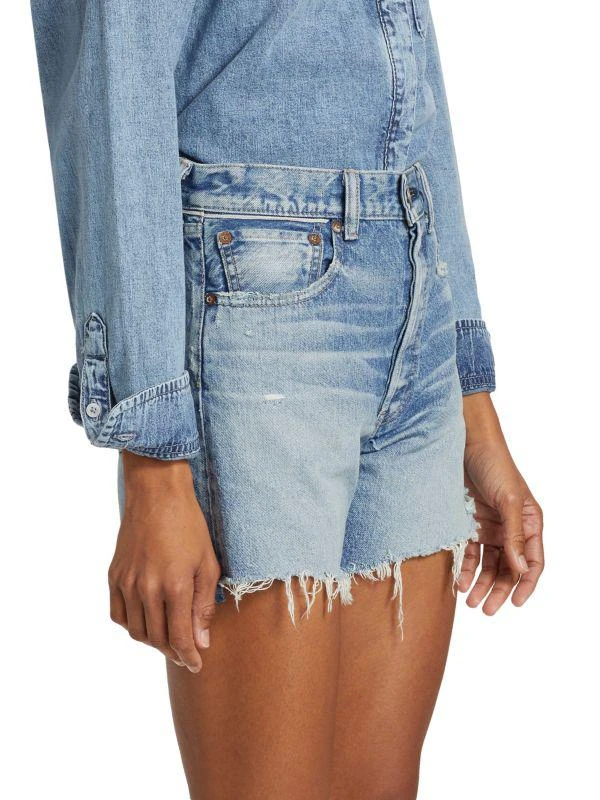MOUSSY VINTAGE Graterford Distressed Denim Shorts 3