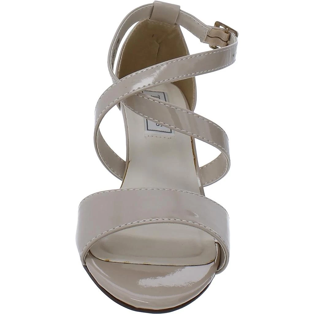 Touch Ups Jenna Womens Patent Strappy Wedge Sandals 3