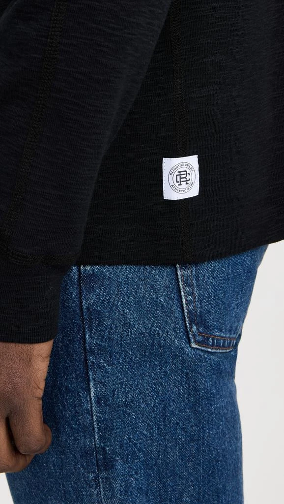 REIGNING CHAMP Slub Long Sleeve Henley Tee 5