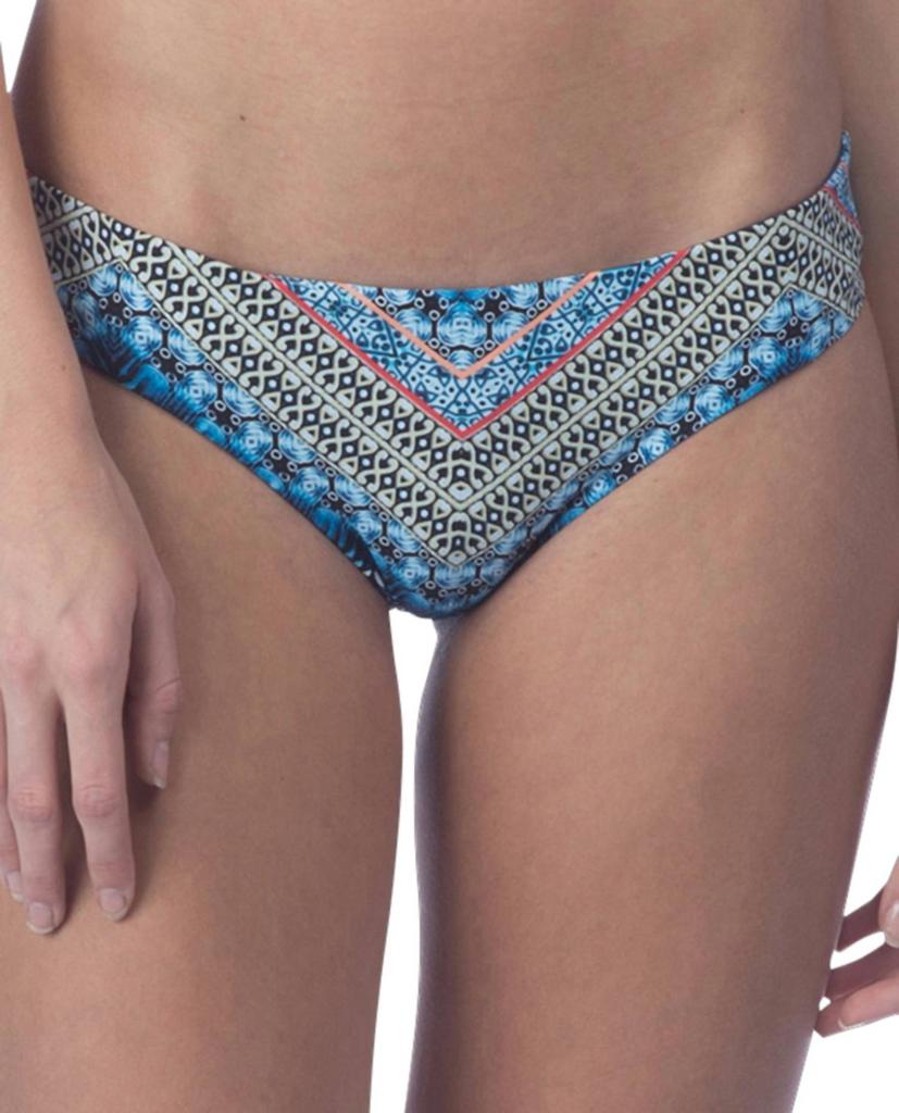 Lucky Brand Reversible Chevron Cheeky Hipster Bikini Bottom In Nomad