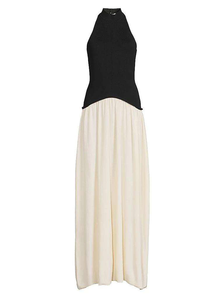 jersey infinity dress Dusty blue jersey infinity dress