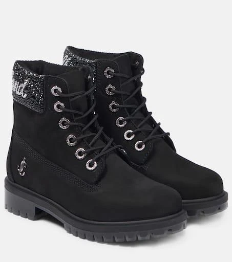 Jimmy Choo x Timberland embellished Swarovski boots 1