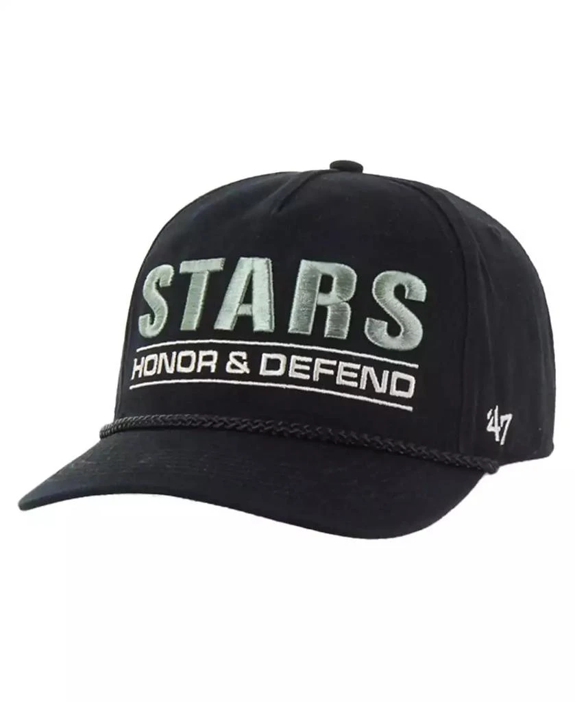 47 Brand Men's Black Dallas Stars OHT Military Appreciation Homeland Honor and Defend Hitch Adjustable Hat 2