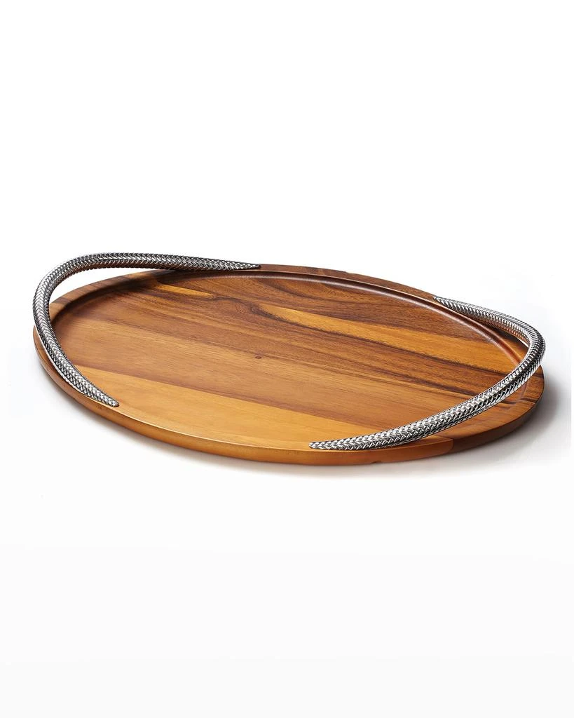 Nambe Braid Serving Tray 1