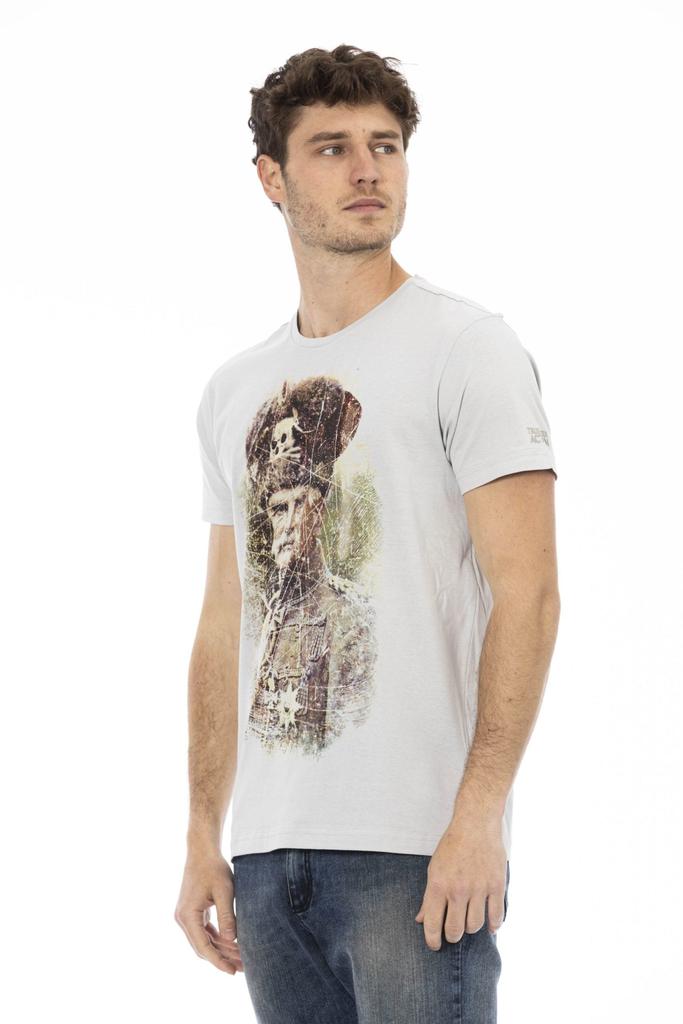 Trussardi Action Trussardi Action Gray Cotton T-Shirt