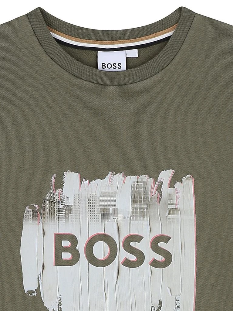 Hugo Boss Little Boy
s Logo Crewneck Sweatshirt 4