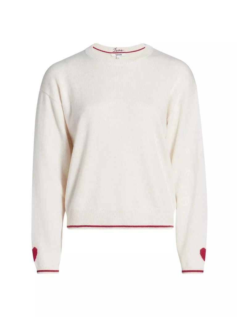 Splendid Elizabeth Intarsia Heart Sweater 1