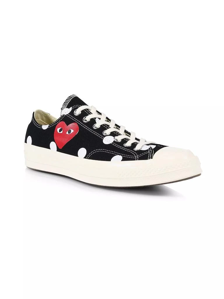 Comme des Garçons PLAY Unisex CdG Play x Converse Men's Polka Dot Low-Top Sneakers 2