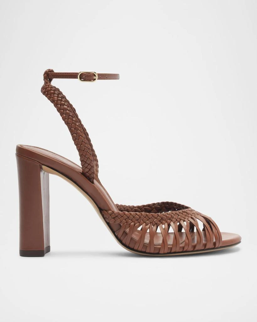 Alexandre Birman Agatha 90 Leather Sandals 1