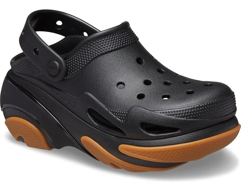 Crocs Bubble Crush 210061-0WS Clog Unisex M4-W6 Black Slip On Casual Shoes UPS67 4
