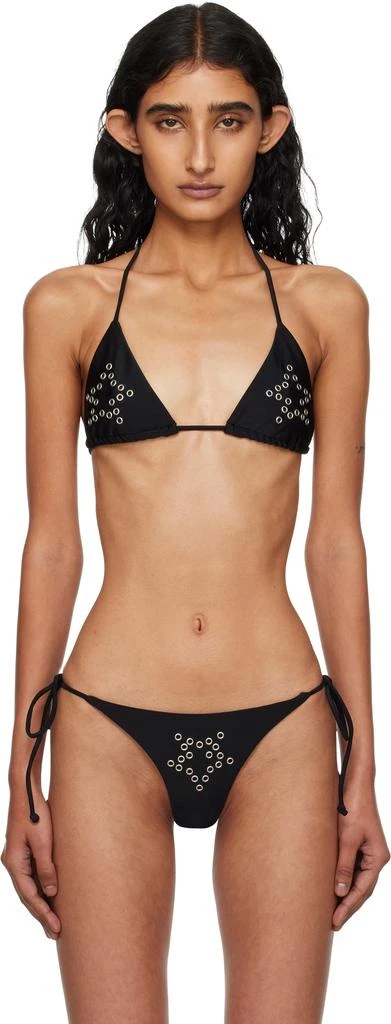 Miaou Black Kauai Bikini Top 1