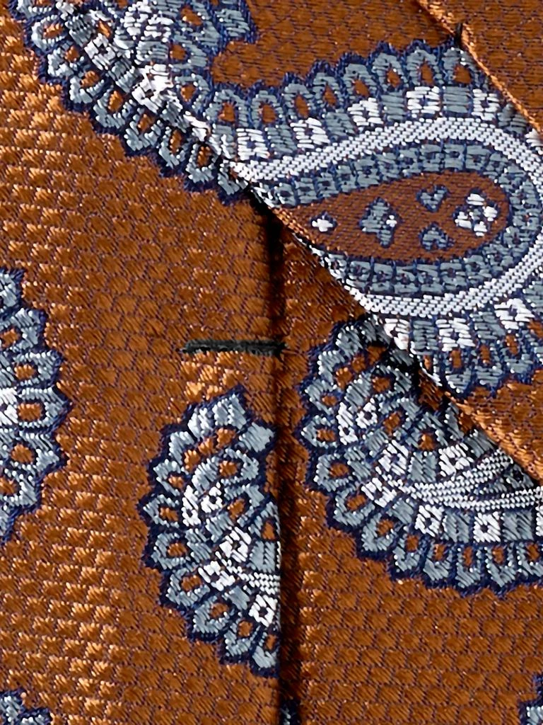 Paul Fredrick Paisley Woven Silk Tie 4