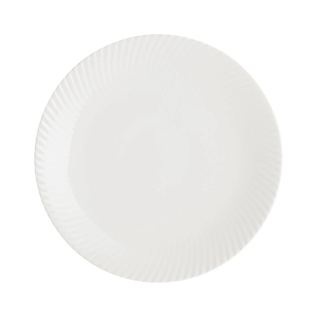 DENBY Denby porcelain arc white set of 4 medium plates 2