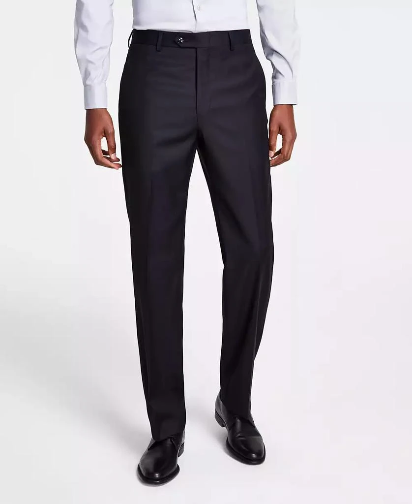 Michael Kors Men's Classic-Fit Wool-Blend Stretch Solid Suit Pants 2