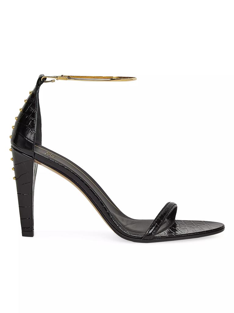 Fendi Show 95MM Studded Leather Sandals