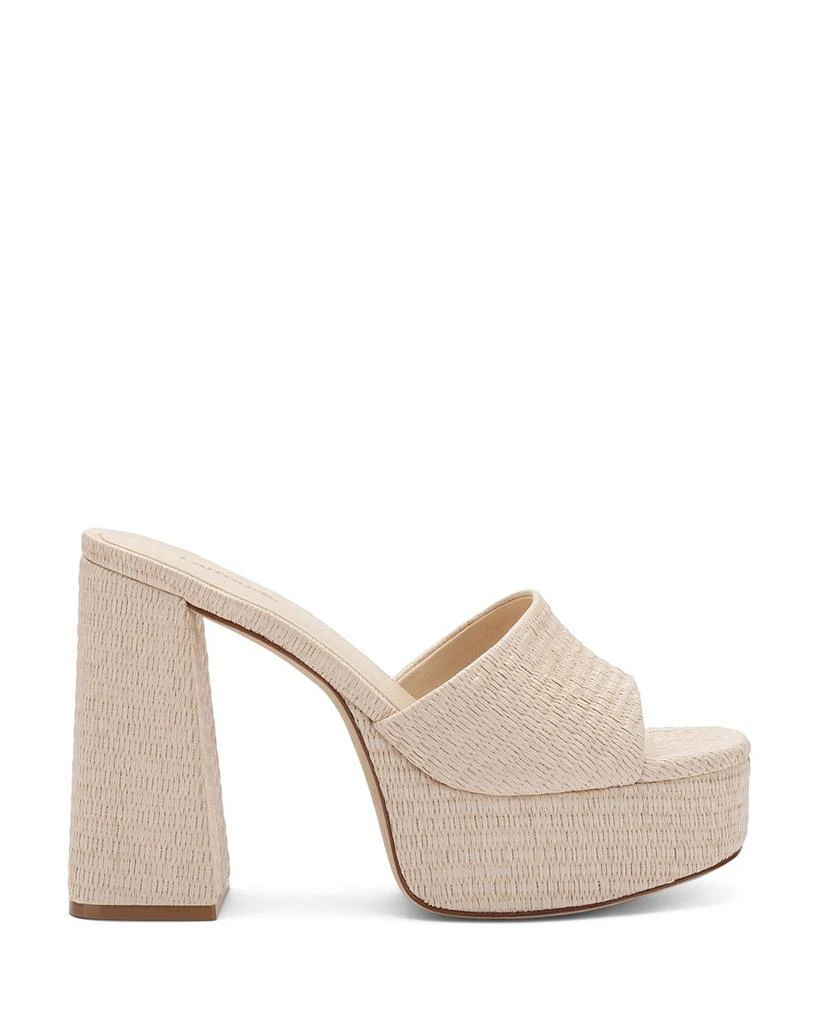 Larroudé Women's Dolly Slip On Platform High Heel Sandals 5