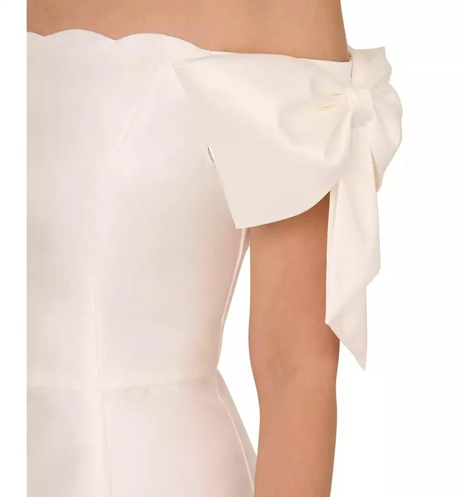 Adrianna Papell Women's Off-The-Shoulder Bow-Sleeve Dress 4
