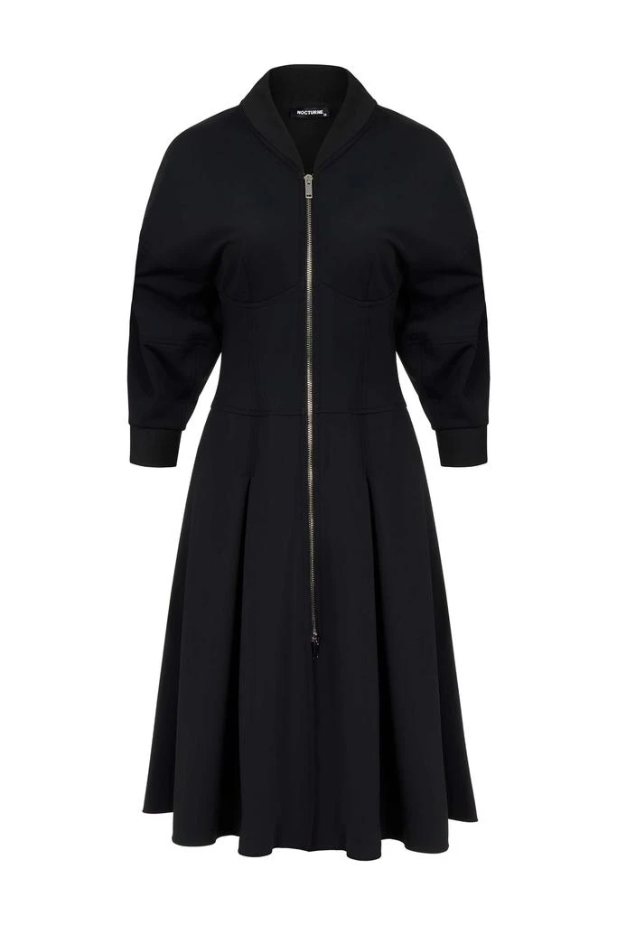 Nocturne Midi Zipper Dress 2