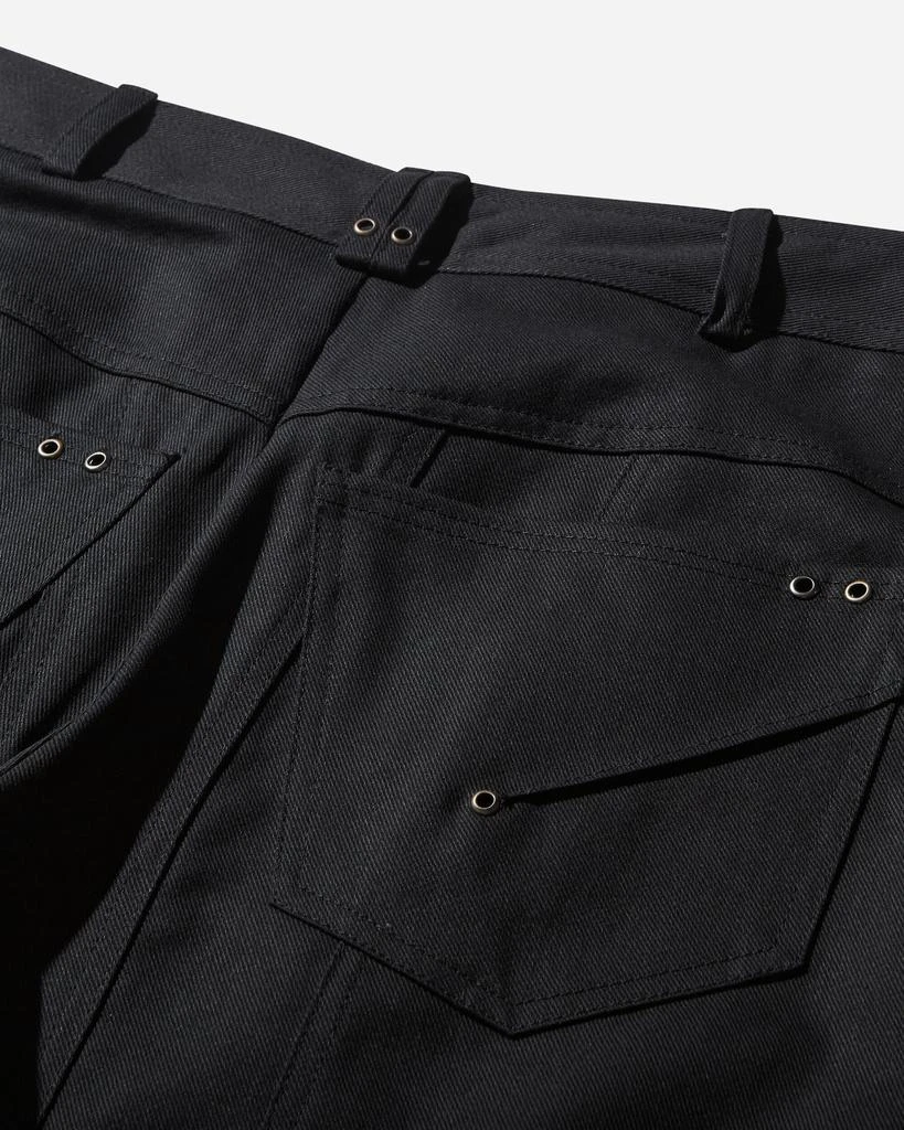 Mainline:RUS/Fr.CA/DE Women's Panelled Eyelets Trousers Black 4