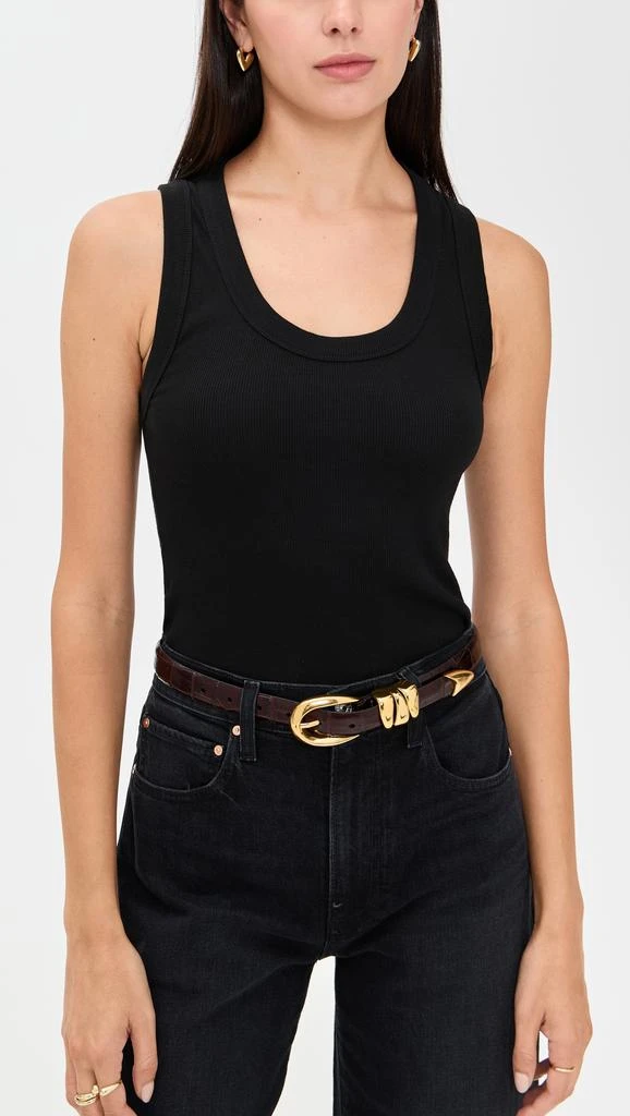 Madewell Triple Keeper Belt: Croco 2