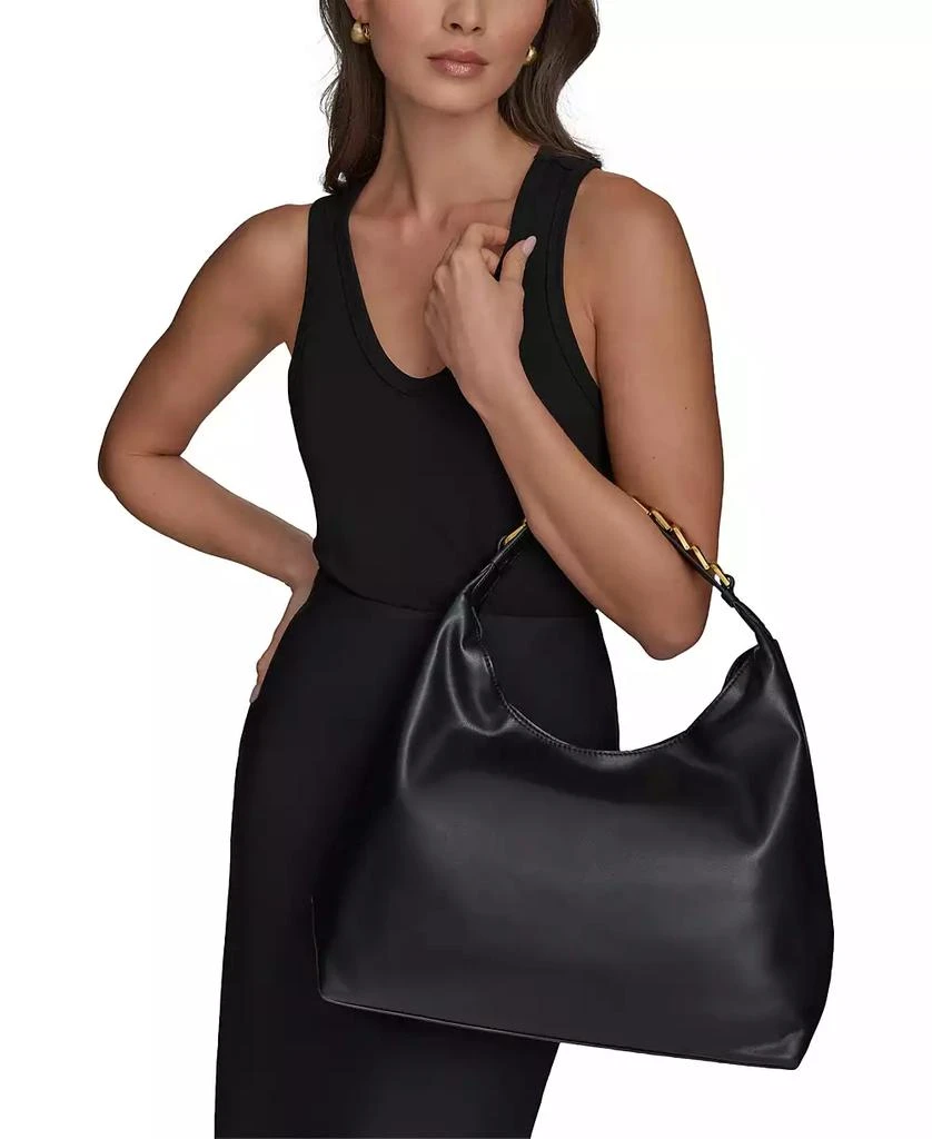 Donna Karan Bellmore Small Shoulder with Bezel Strap 7