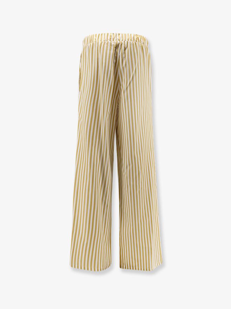 ELISABETTA FRANCHI Celana striped cotton pajamas trousers