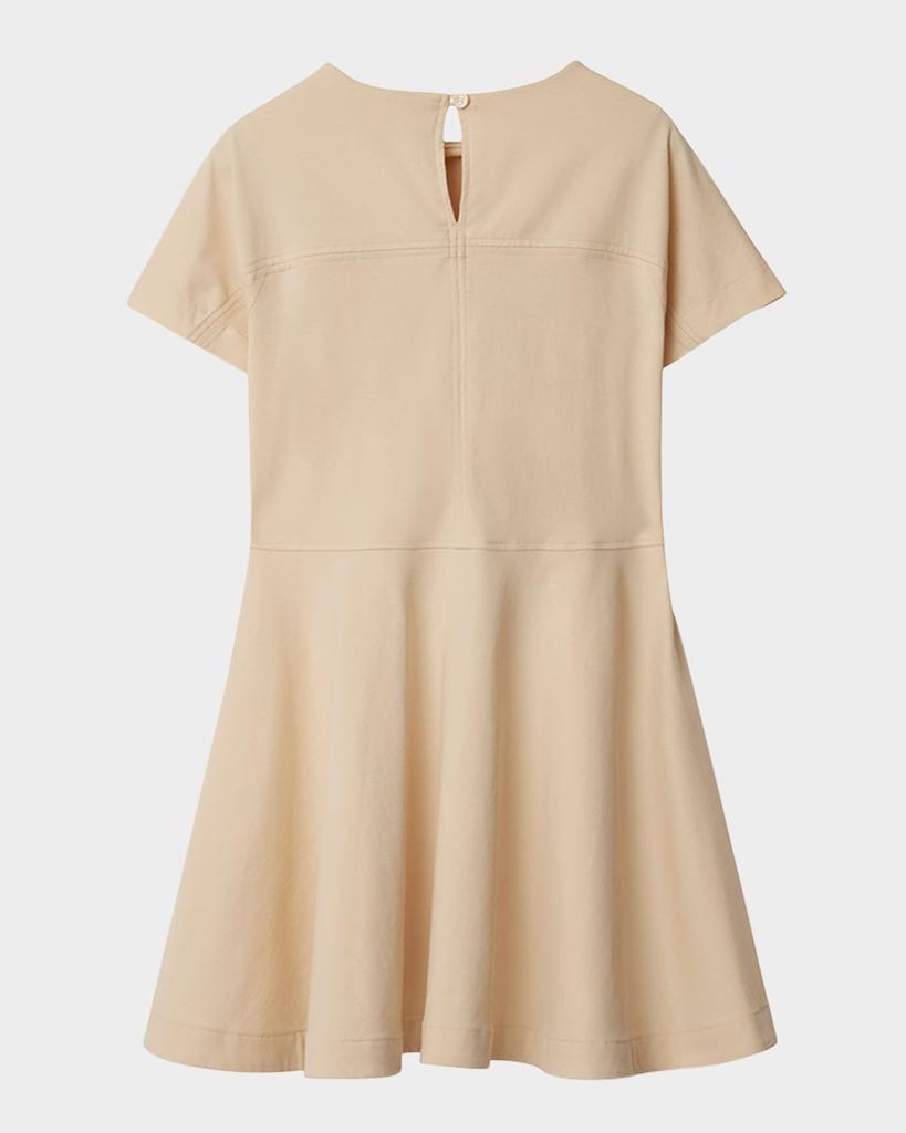 Burberry Girl's Riley EKD Logo-Print Dress, Size 3-14