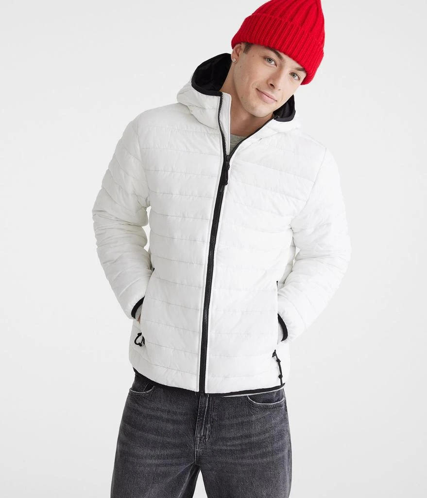 Aeropostale Hooded Midweight Puffer Jacket 1