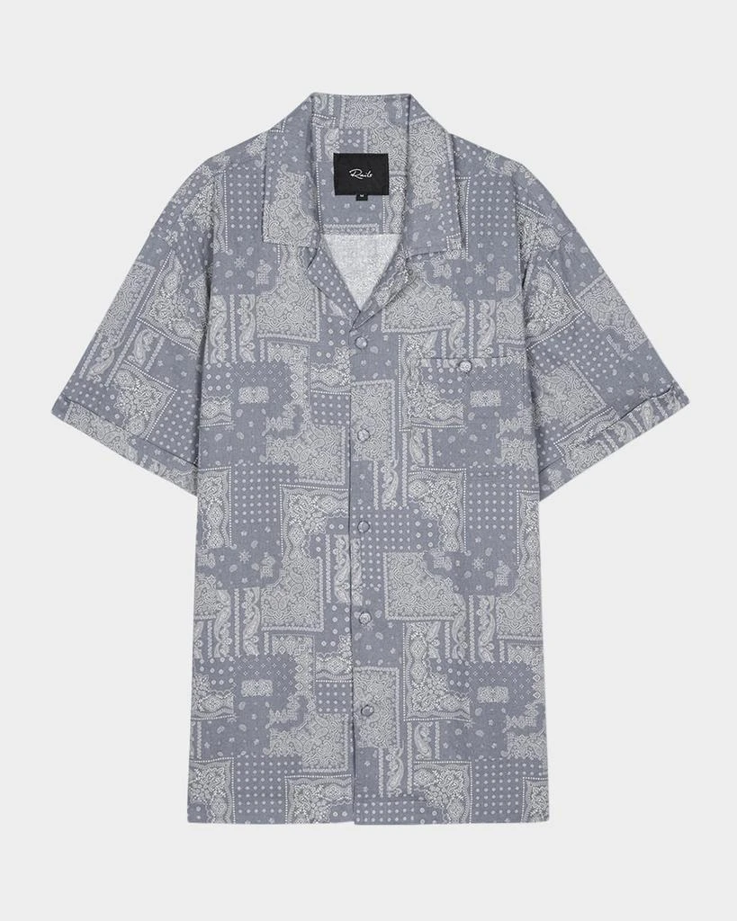 Rails Men's Ace Linen Camp Shirt 1