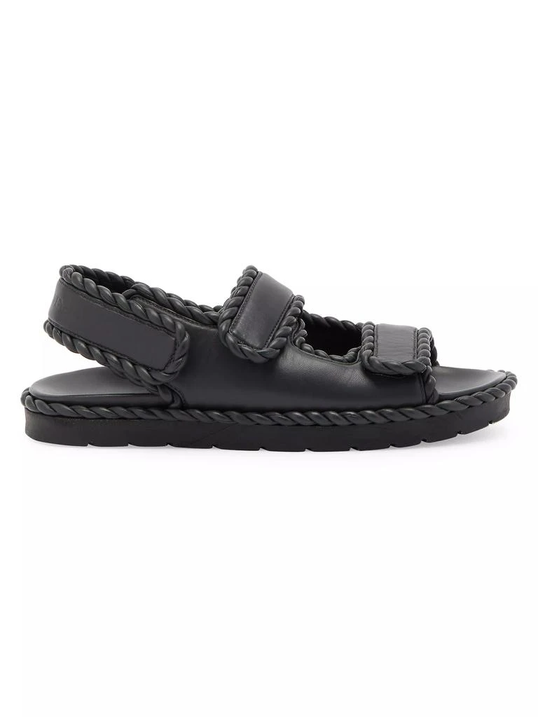 Bottega Veneta Twisted Leather Slingback Sandals 1