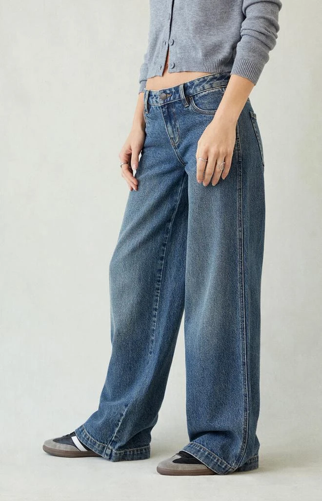 PacSun Casey Low Rise Baggy Jeans Dark Indigo Tint 3