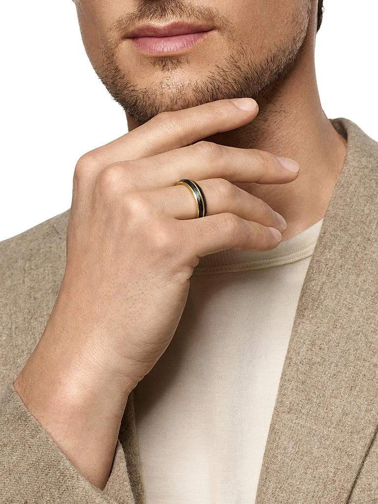 David Yurman Knife Edge Band Ring in 18K Yellow Gold 2