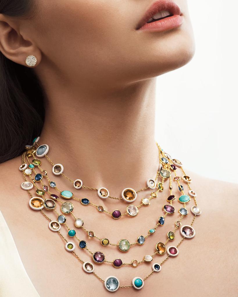 Ippolita Lollitini Short Necklace in 18K Gold