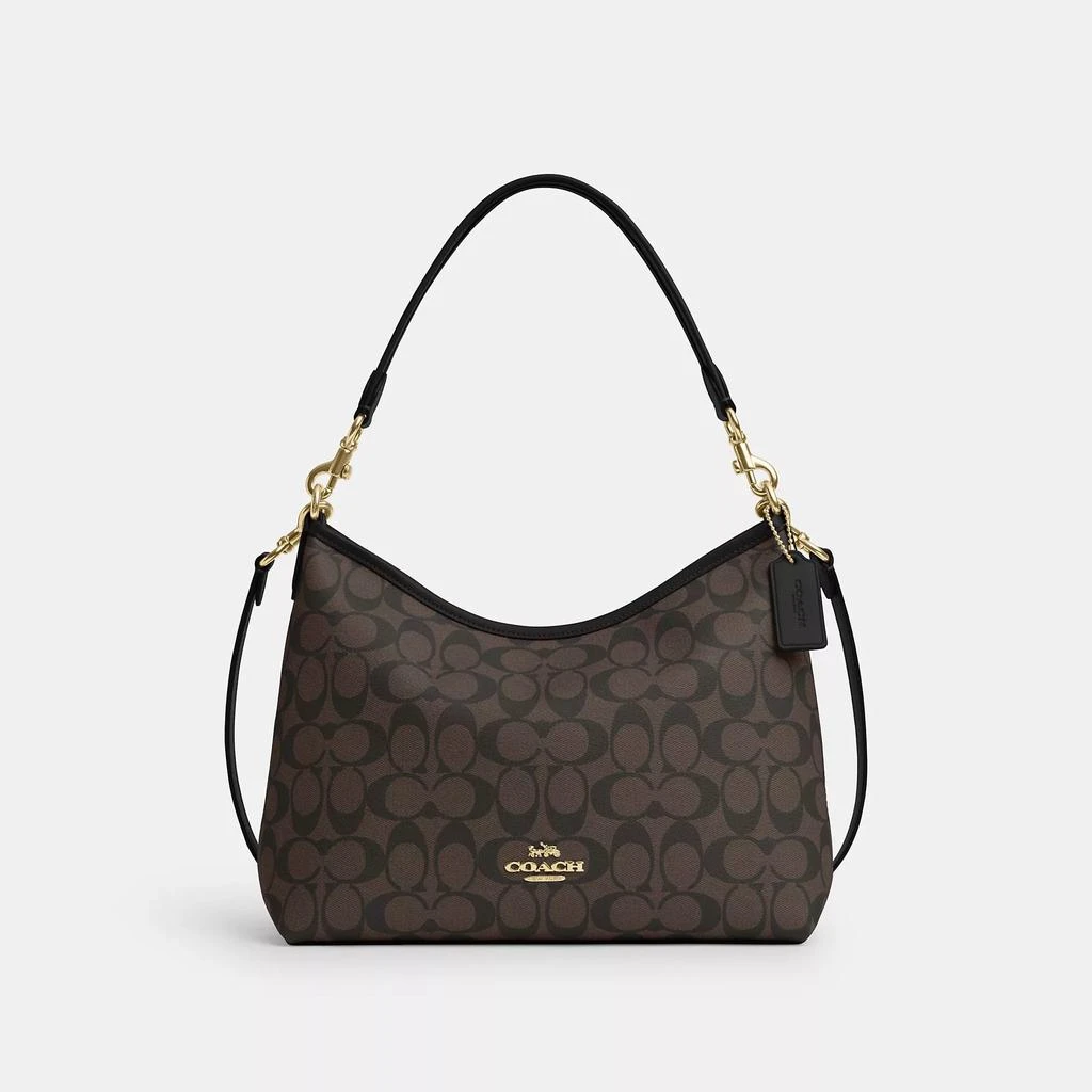 Coach Coach Outlet Laurel Shoulder Bag In Signature Canvas - Bags ...