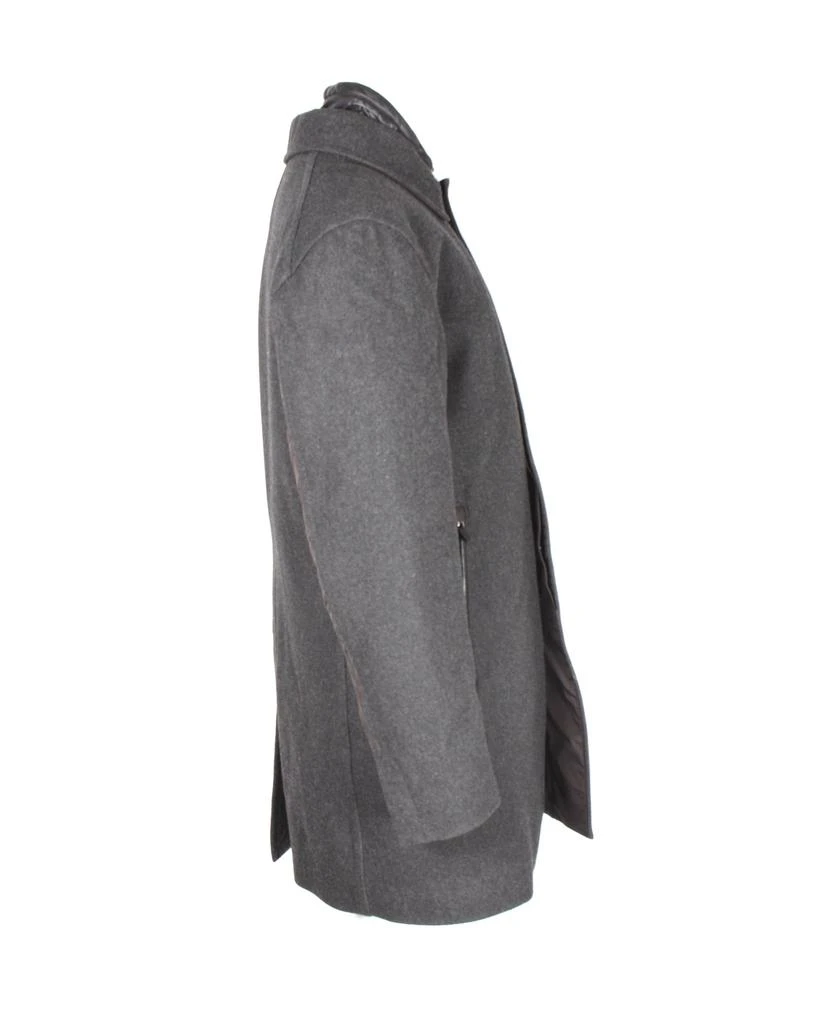 Zegna Sport Thermore Coat in Black Polyamide 2