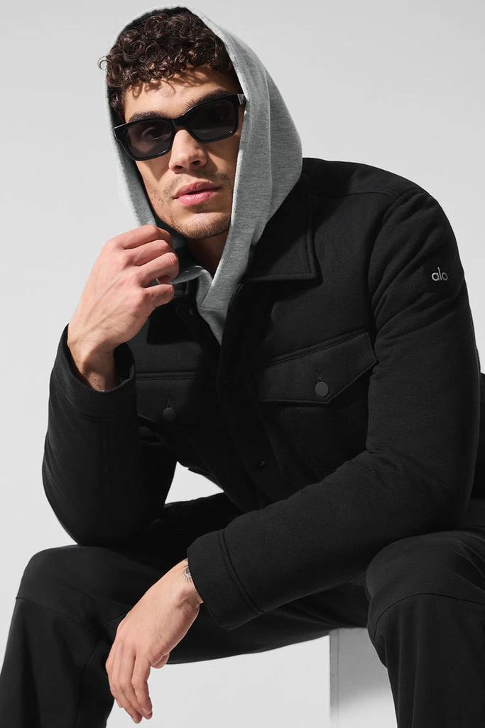 Alo Ease Trucker Jacket - Black 4