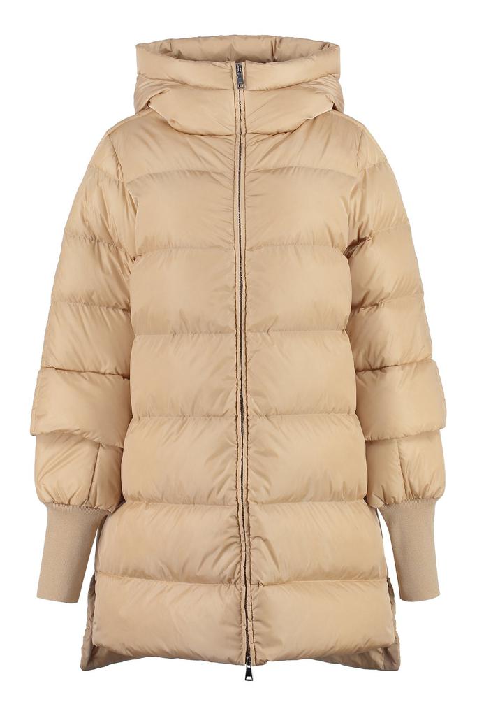 ADD Add Zip-Up Quilted Hooded Jacket