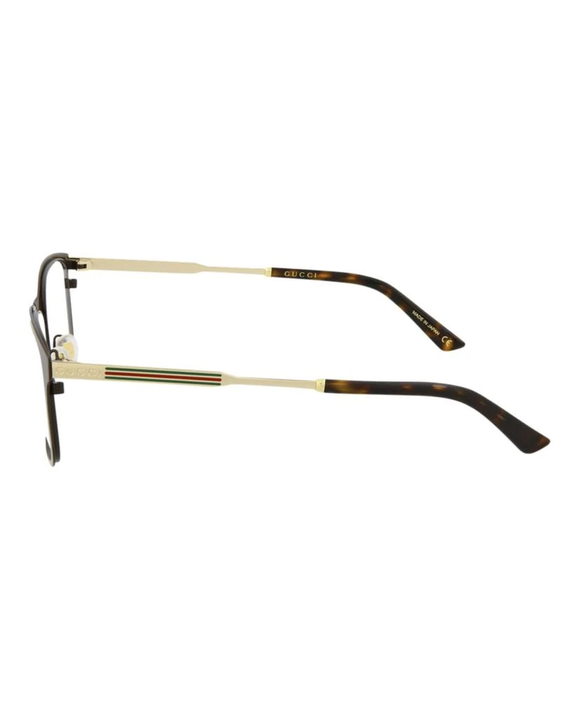 Gucci Square-Frame Metal Optical Frames 3
